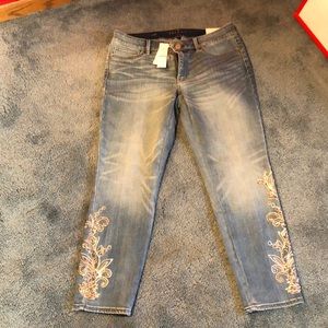 COPY - WHBM embellished jeans